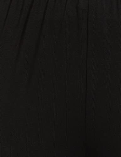 Max Women Solid Mid Rise Elasticated Regular Fit Churidar (Nooskc21Bl_Black_XL)