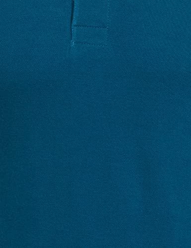 Amazon Brand – Symbol Men’s Solid Regular Fit Half Sleeve Polo(SS19PLS2_Fog Teal_XL)
