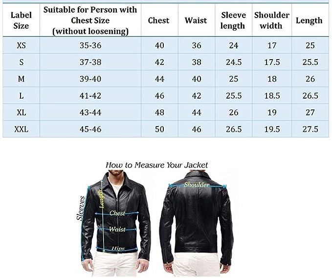 NEW CHOICE LEATHER Pure Genuine Leather Jacket For Men’s (NEWCHOICE-605-Black-M)