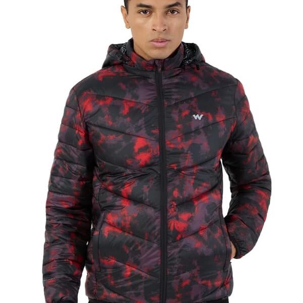 Wildcraft Men Polyester Husky Jacket (Chery_Tmto, L)