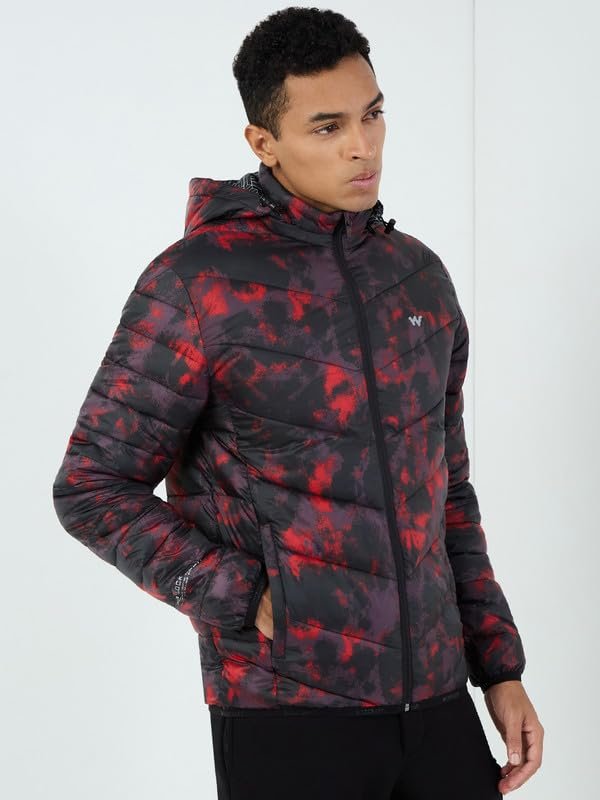 Wildcraft Men Polyester Husky Jacket (Chery_Tmto, L)