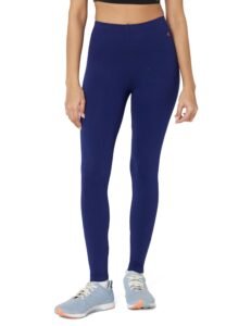 AW87 Women's Super Combed Cotton Elastane Stretch Leggings with Ultrasoft Waistband_Blue_S