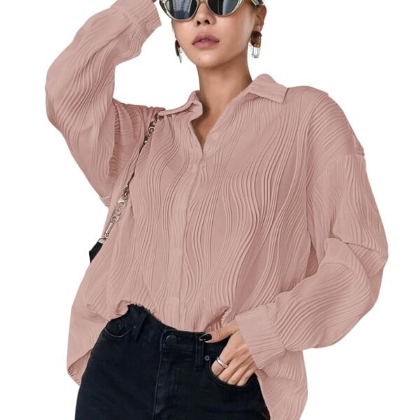 LERIYA Fashion Women's Regular Fit Tops (LF-W1922_Pink
