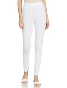 Max Women's Regular Mid Rise Leggings (NOOSTULIP_White1_Medium) White