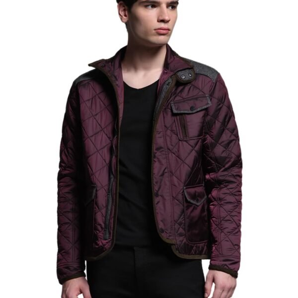 Jack & Jones Men Regular Fit Maroon Jacket