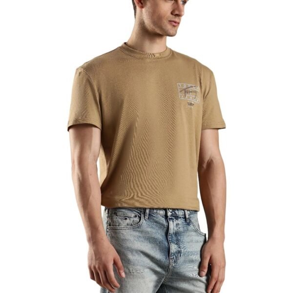 S26JMKT071 Beige Mens T-Shirt