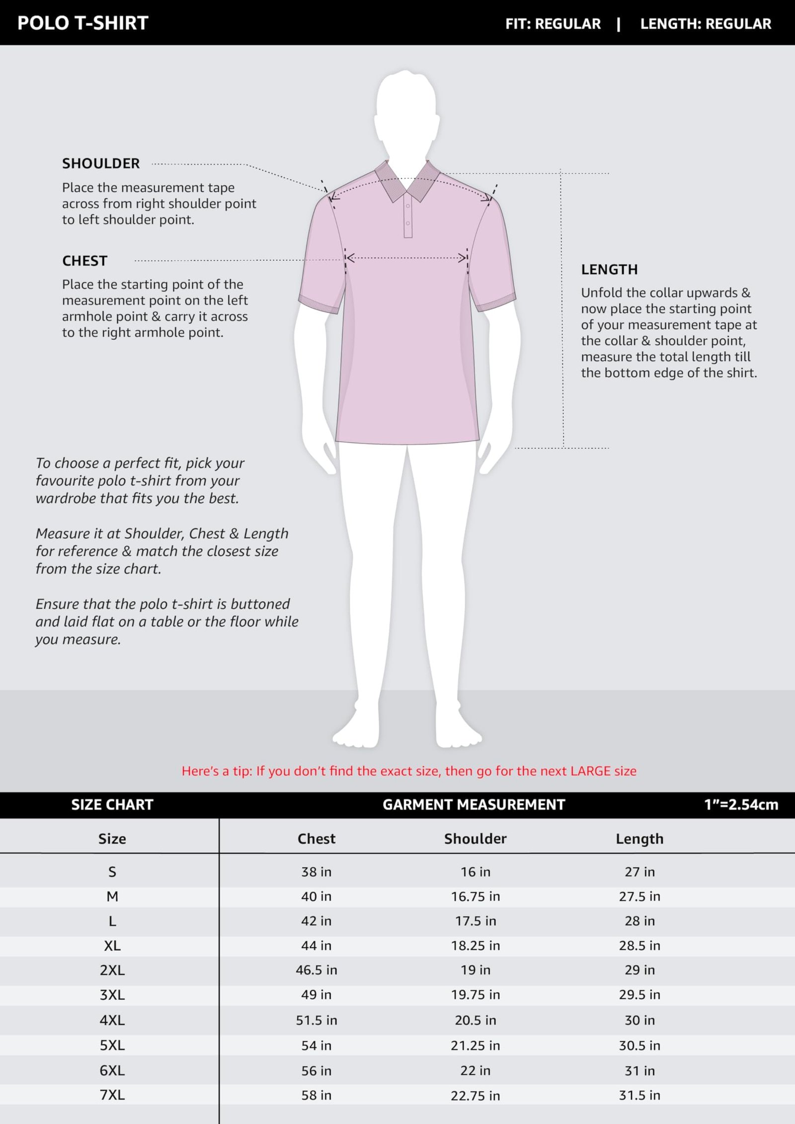 Amazon Brand – Symbol Men’s Cotton Rich Solid Polo Tshirt | Collar Tshirts | Half Sleeves | Plain-Regular Fit (Available in Plus Size and Combo Pack of 2)