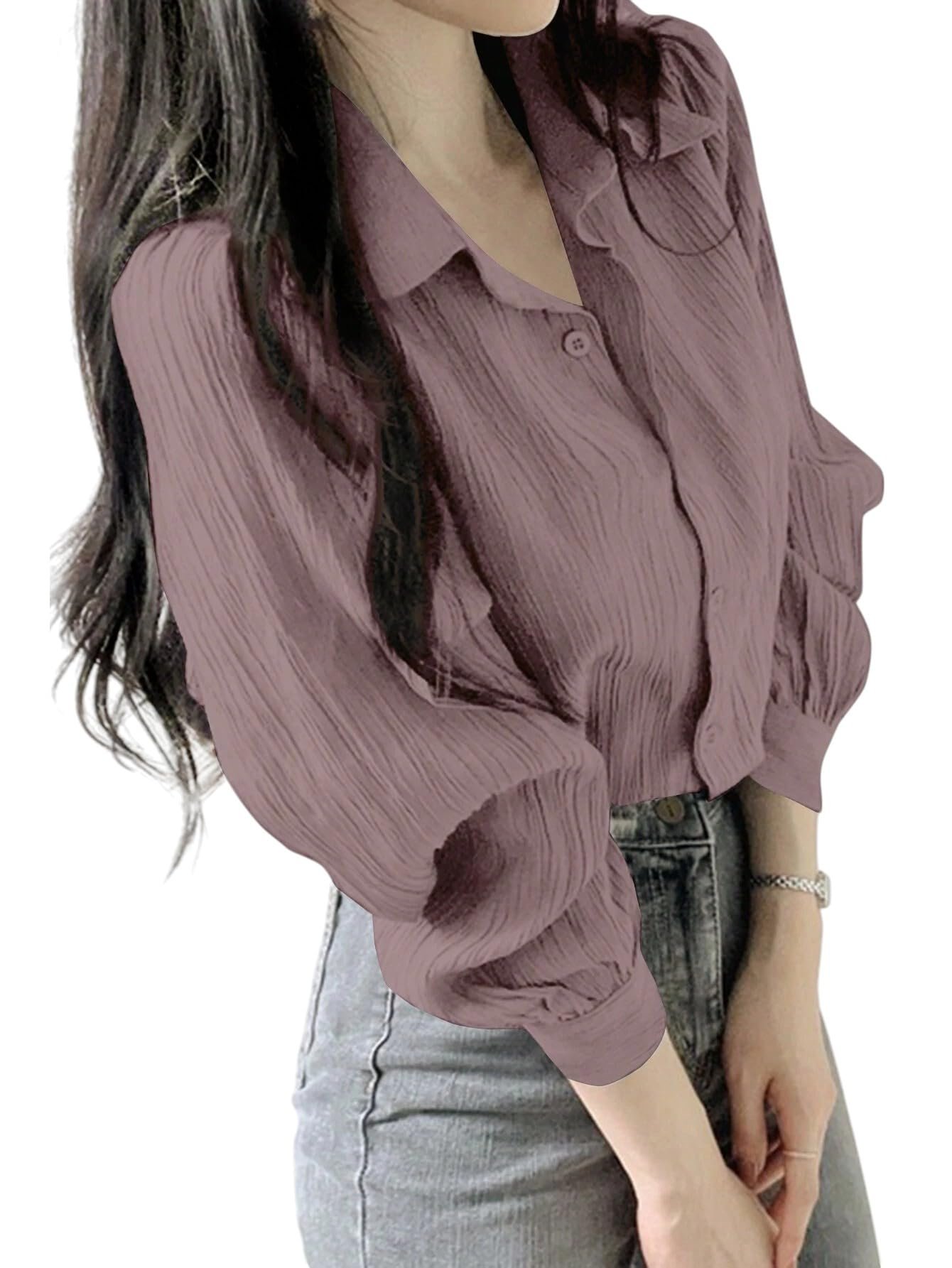 LITZO Women Shirt || Shirt for Woman || Top for Women (L-49-L)