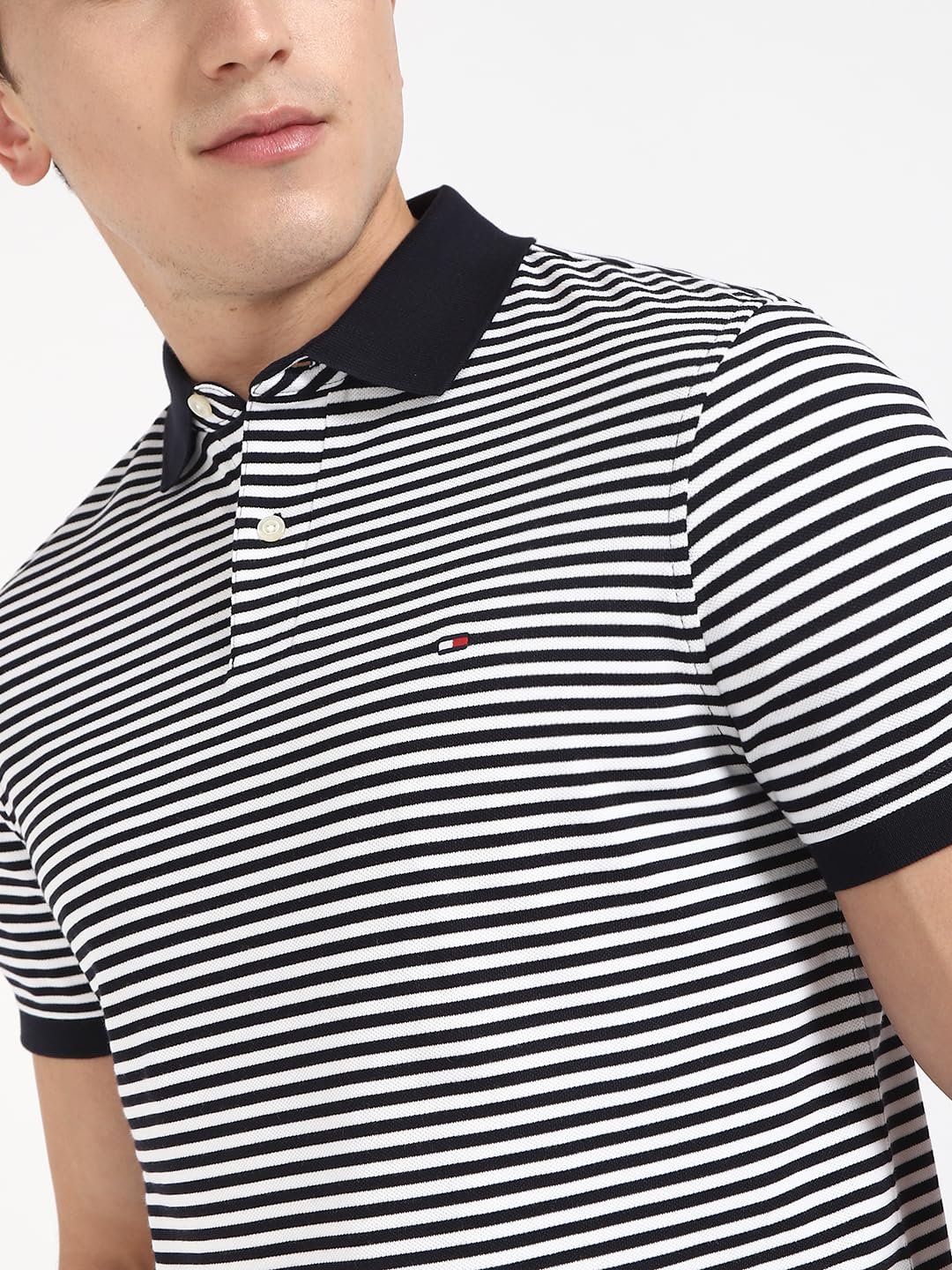 Tommy Hilfiger Blue Color Mens T-Shirt (XL)