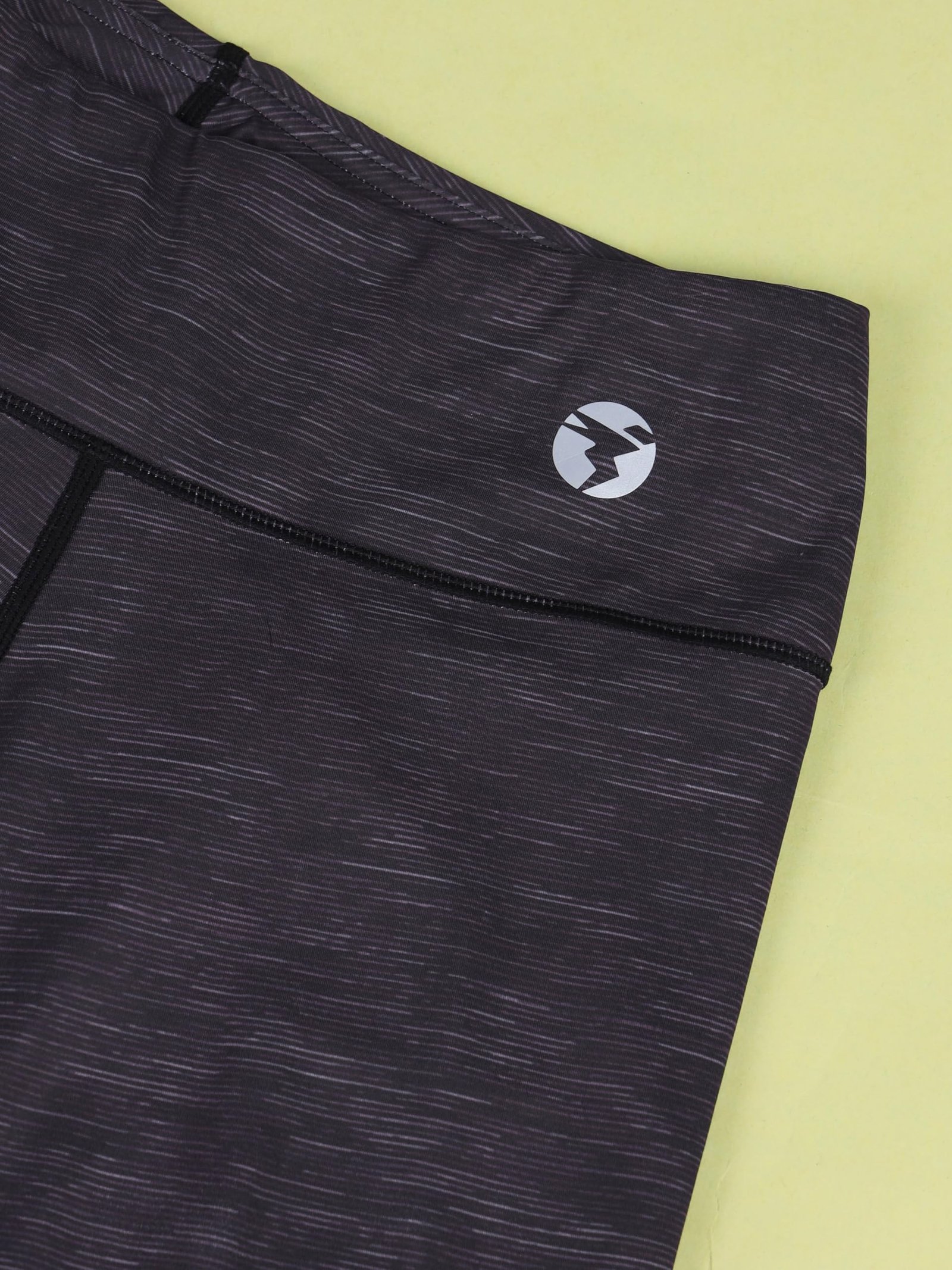 TECHNOSPORT Womens Skinny Fit Activewear Tights for Running, Gym and Sports - (WPW110PLS_Purple Lines_XL) - Image 3