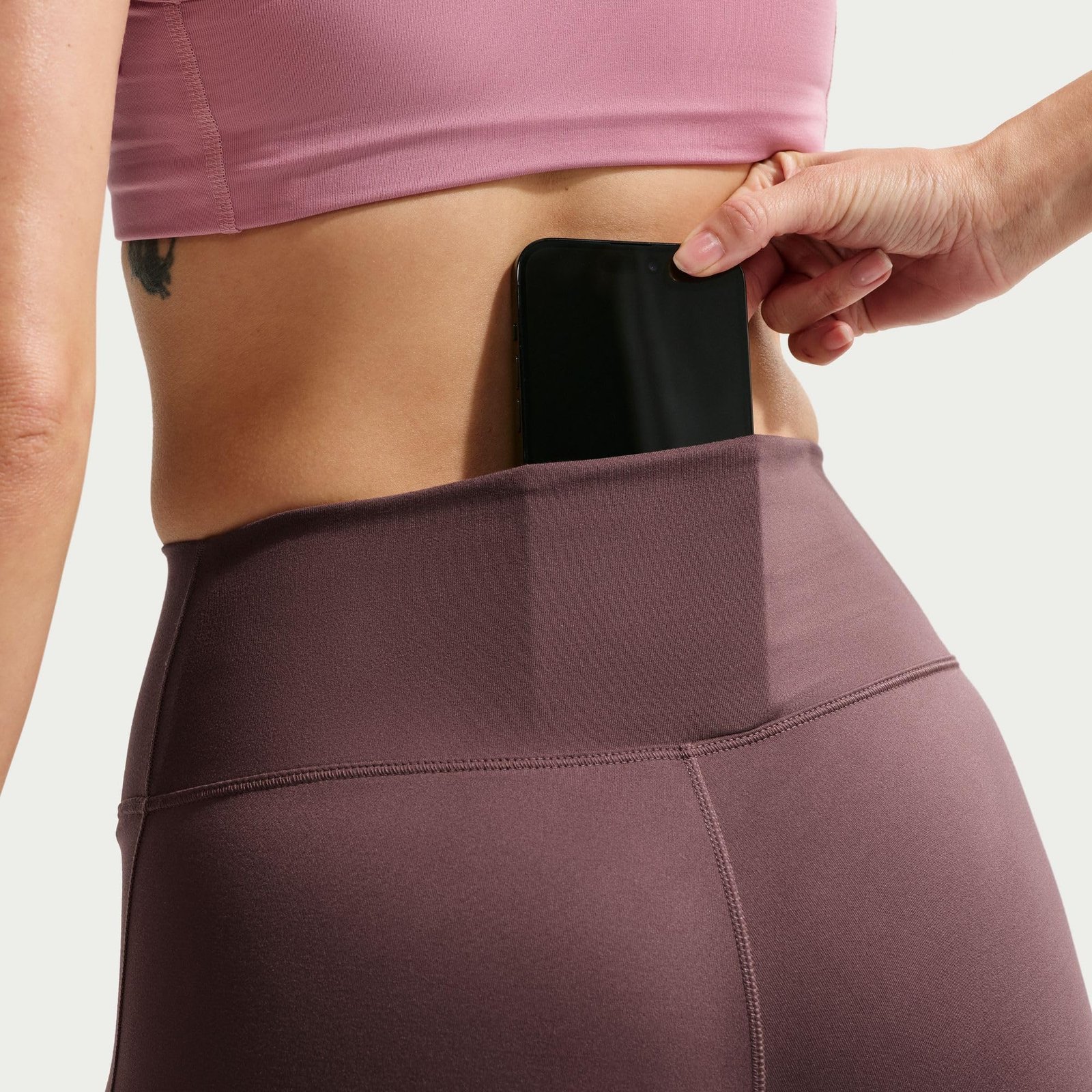 Nike One Seamless Front Womens Workout Leggings