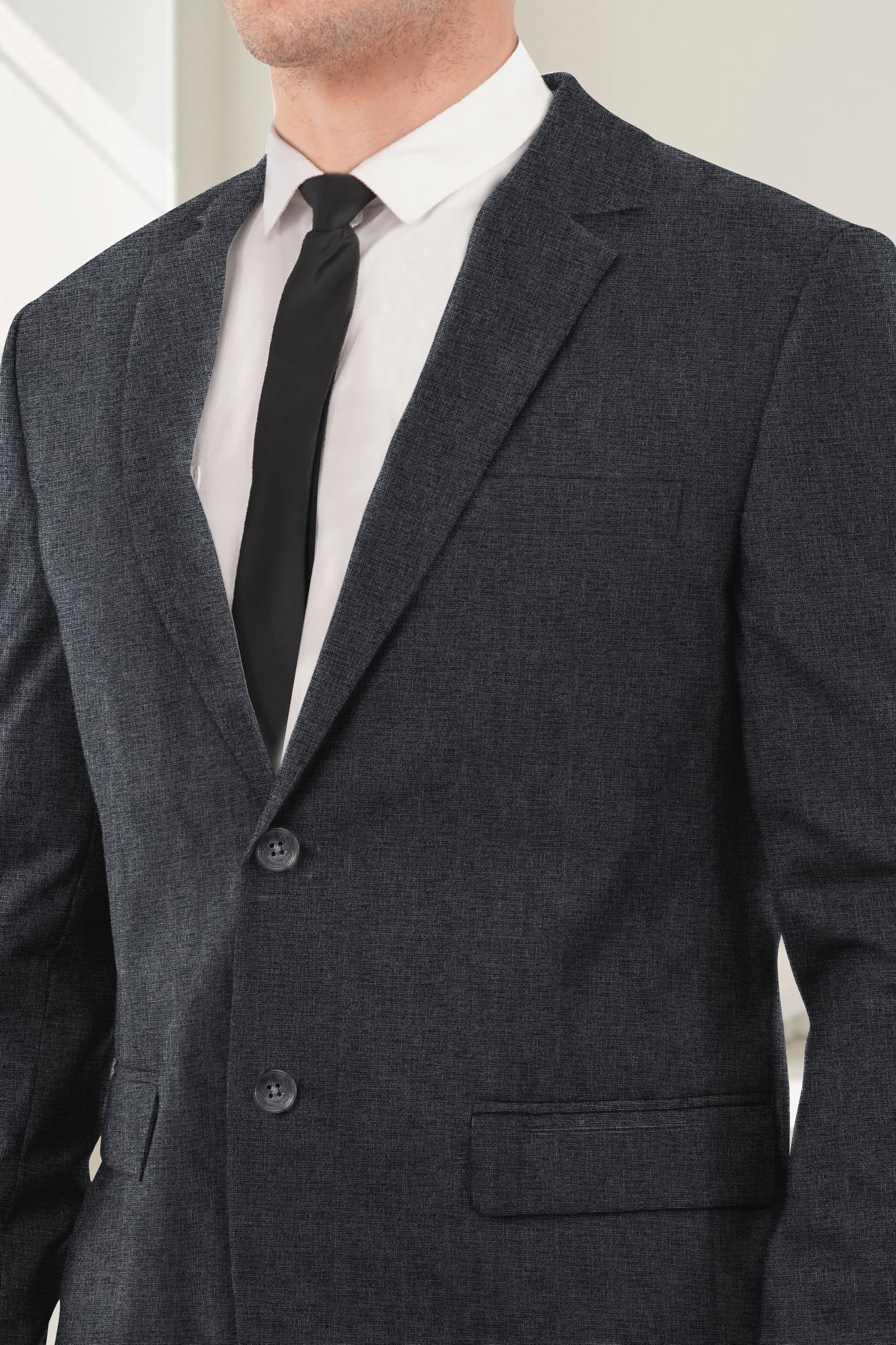 SaintX Men’s Premium Formal Blazer || Stretchable Triple Blend Fabric || Slim Fit || Fully Lined || Versatile Stylish Coat for Men || Professional Jacket || All Purpose