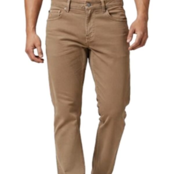 Kumar Men's Brown Slim Fit Stretchable Jeans | Mid Rise Cotton Blend Denim Pants | Casual Regular Wear Comfortable Fashion Jeans for Men(Size 36)