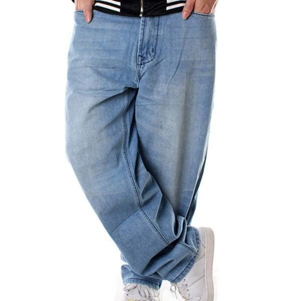 CHROES® Men's Retro Style Hip-Hop Washed Demin Loose Jeans Baggy Pants |29 |L