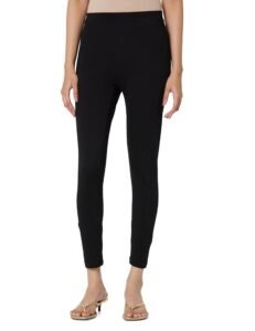 Women's Regular Fit Black Mid Rise Leggings XL