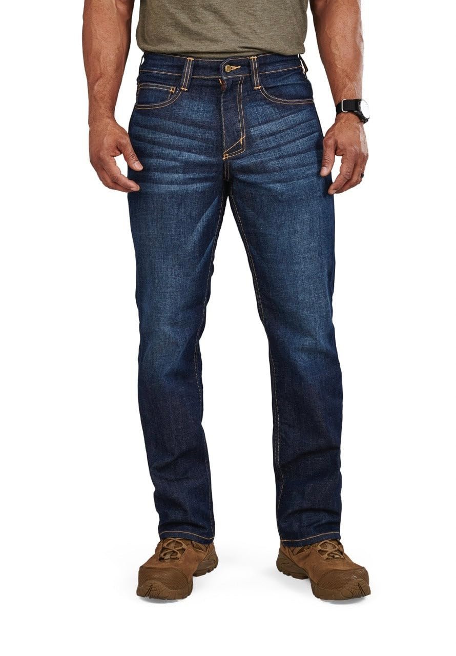 Tactical Mens Defender-Flex Regular Fit Jean Professional Pants, Denim - Image 4