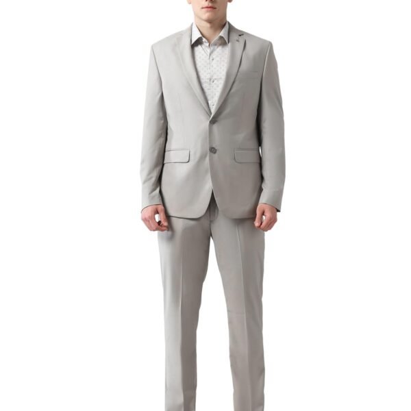 Men's Tailored Fit Two Piece Suit_ARAJSU5537_42 Navy