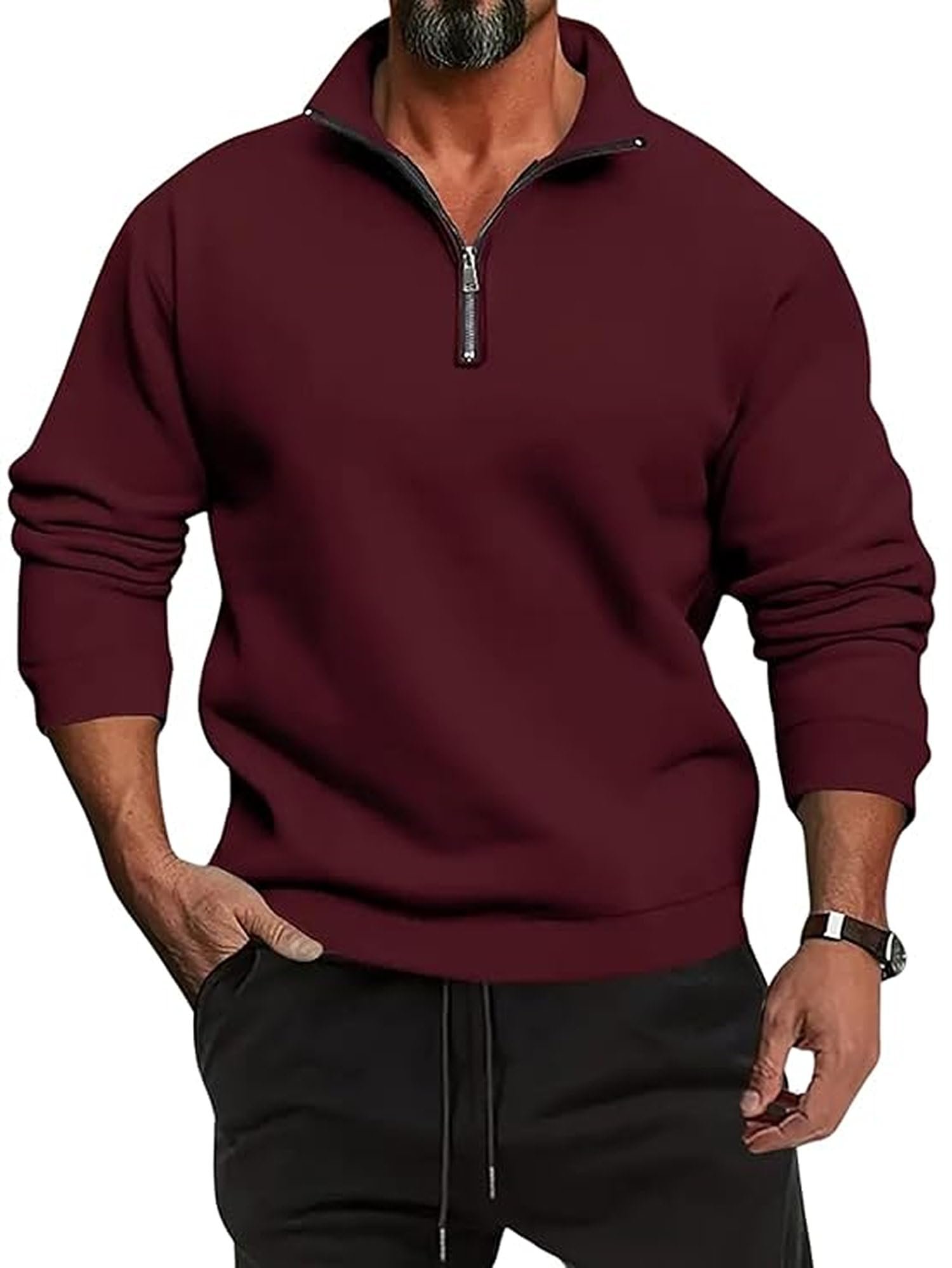 Hoodie|| Sweatshirt for Unisex || Unisex Hoodie and Sweatshirt (H-35-Marron-3XL) Maroon