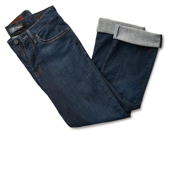 34 Heritage Men's Charisma Comfort Rise Relaxed Straight Leg Jeans, Dark Cashmere, 35W x 32L