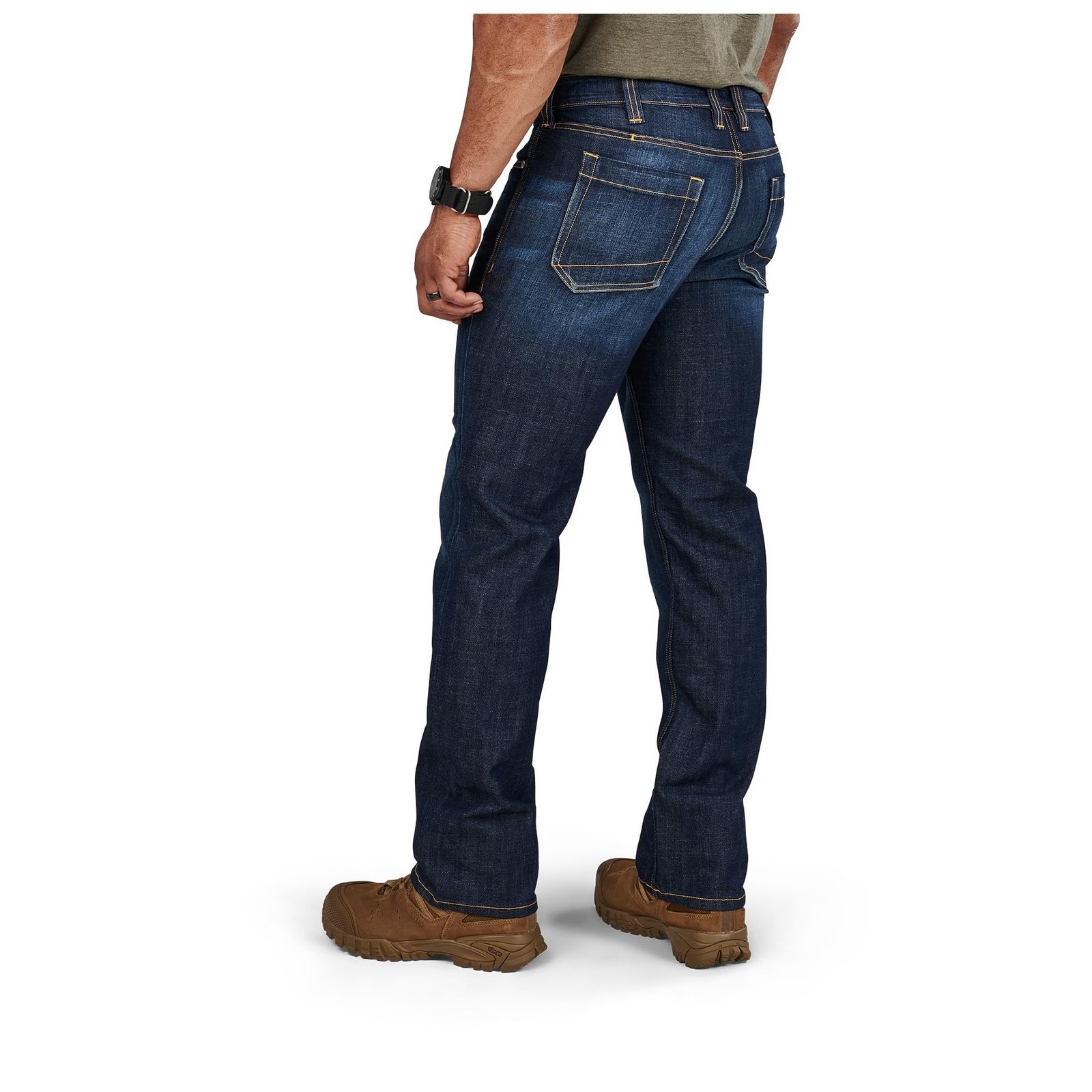 Tactical Mens Defender-Flex Regular Fit Jean Professional Pants, Denim - Image 5