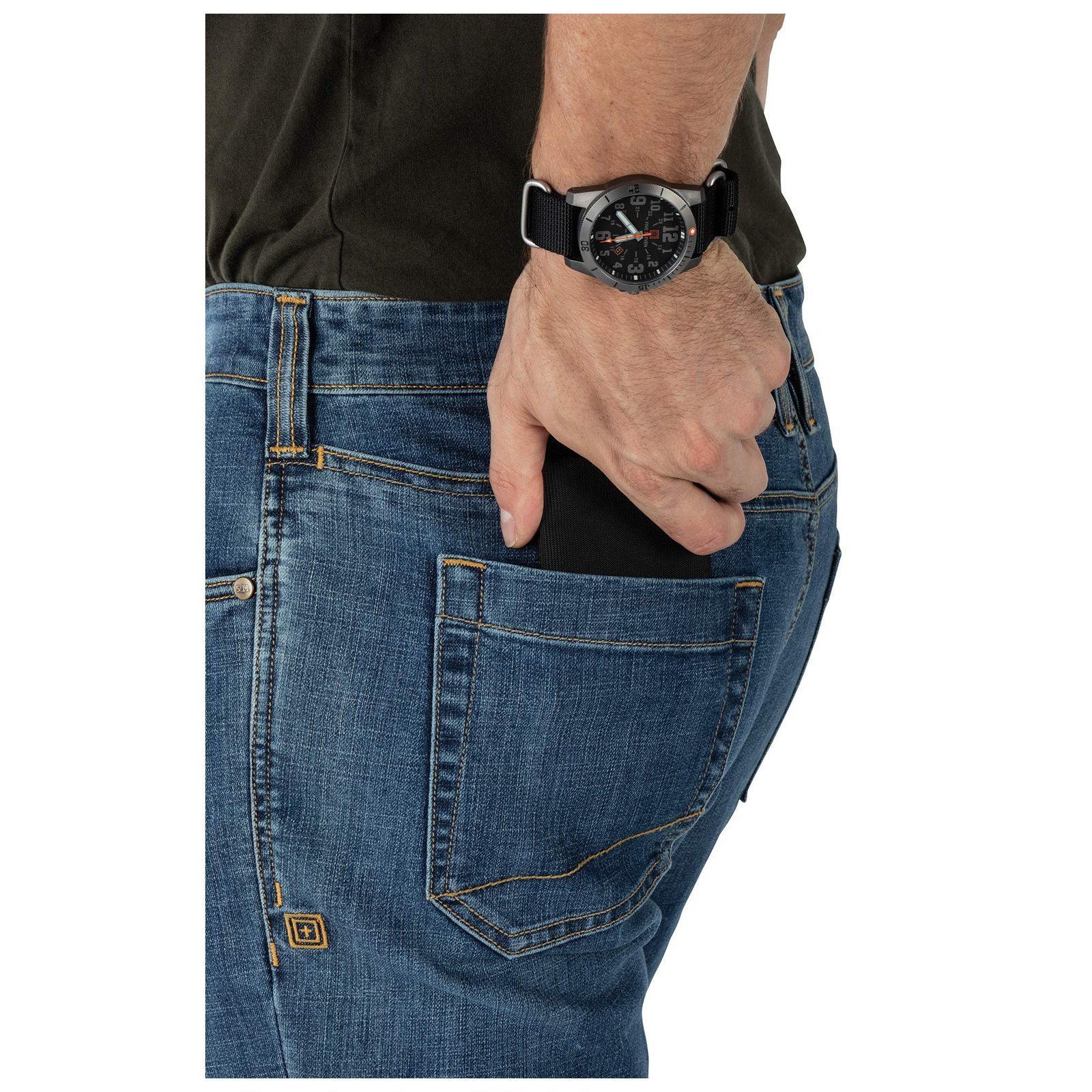 Tactical Mens Defender-Flex Regular Fit Jean Professional Pants, Denim - Image 9
